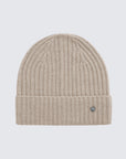 Women's 100% Pure Cashmere Ribbed Cuff Beanie
