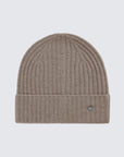 Women's 100% Pure Cashmere Ribbed Cuff Beanie
