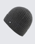 Women's 100% Pure Cashmere Ribbed Cuff Beanie