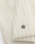 Women's 100% Pure Cashmere Ribbed Cuff Beanie