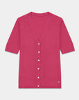 Lightweight Cashmere Silk Short Sleeve Cardigan