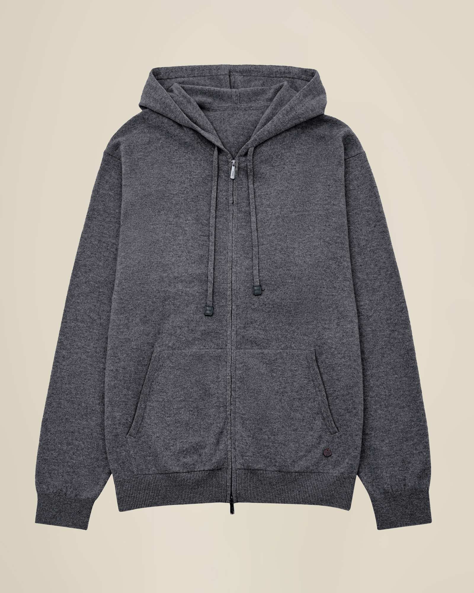 Men's 100% Pure Cashmere Zip Up Hoodie