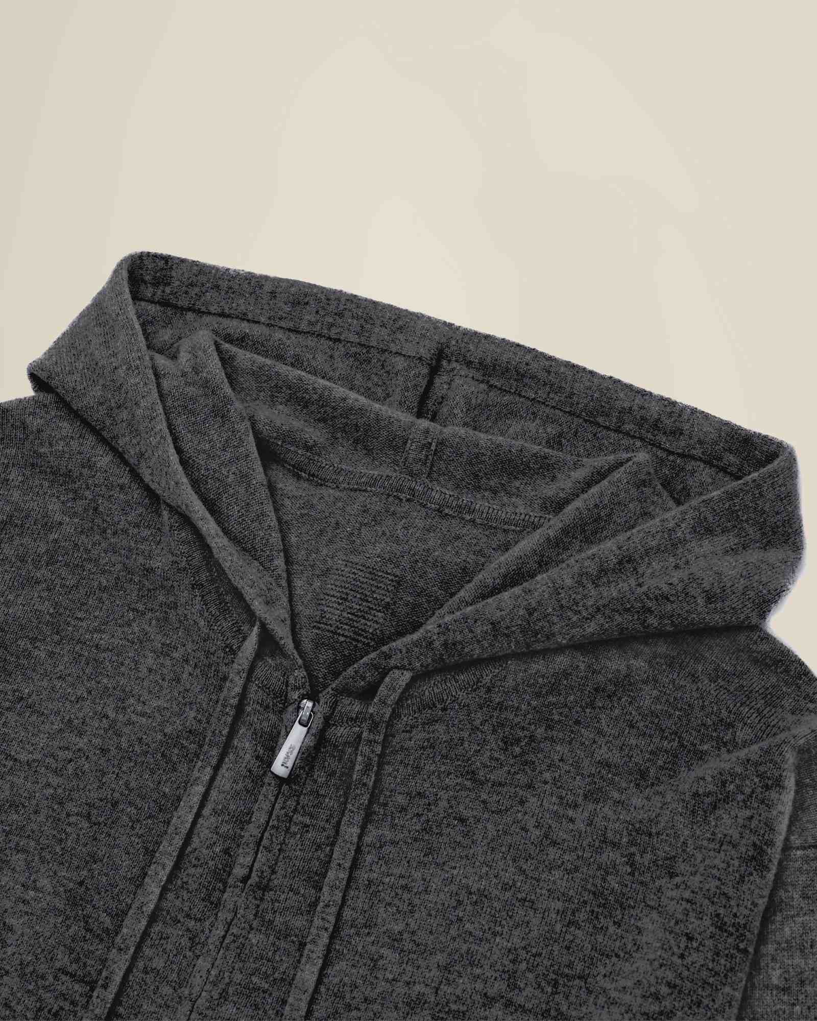 Men's 100% Pure Cashmere Zip Up Hoodie