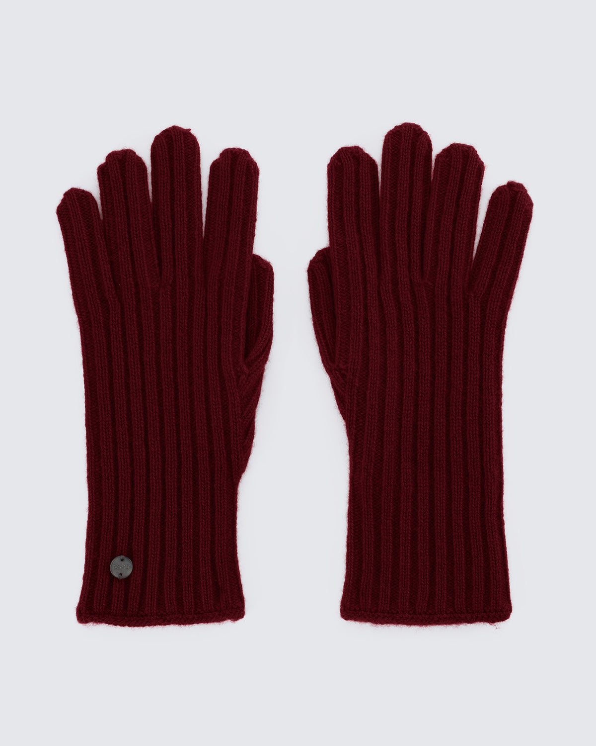 Women's 100% Pure Cashmere Ribbed Gloves