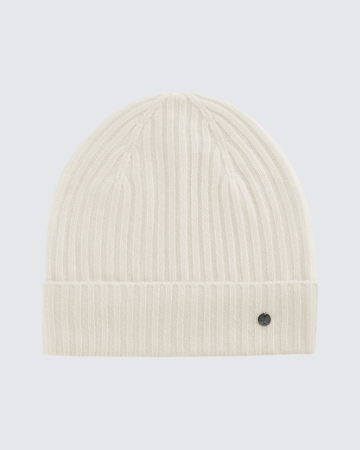 Women's 100% Pure Cashmere Ribbed Cuff Beanie