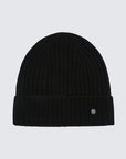 Women's 100% Pure Cashmere Ribbed Cuff Beanie