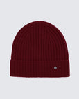 Women's 100% Pure Cashmere Ribbed Cuff Beanie
