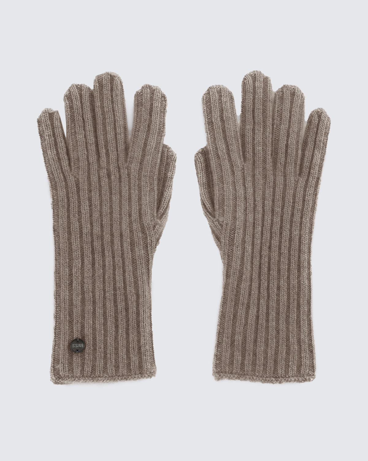Women's 100% Pure Cashmere Ribbed Gloves