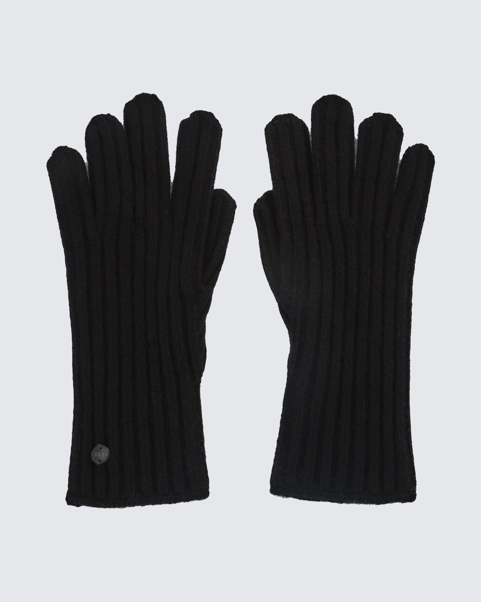 Women's 100% Pure Cashmere Ribbed Gloves