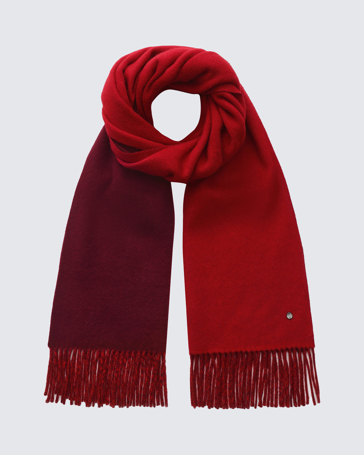 100% Pure Cashmere Double-Layer Brushed Scarf