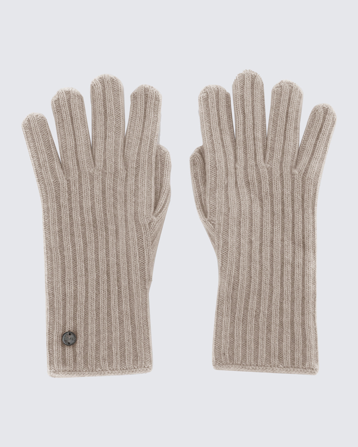 Women's 100% Pure Cashmere Ribbed Gloves