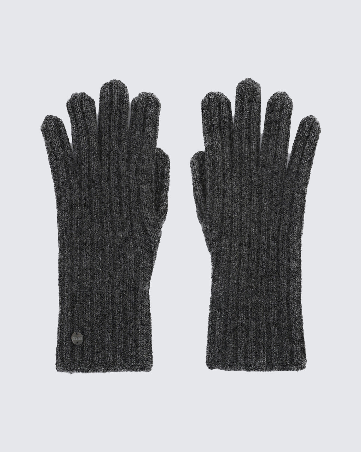 Women's 100% Pure Cashmere Ribbed Gloves