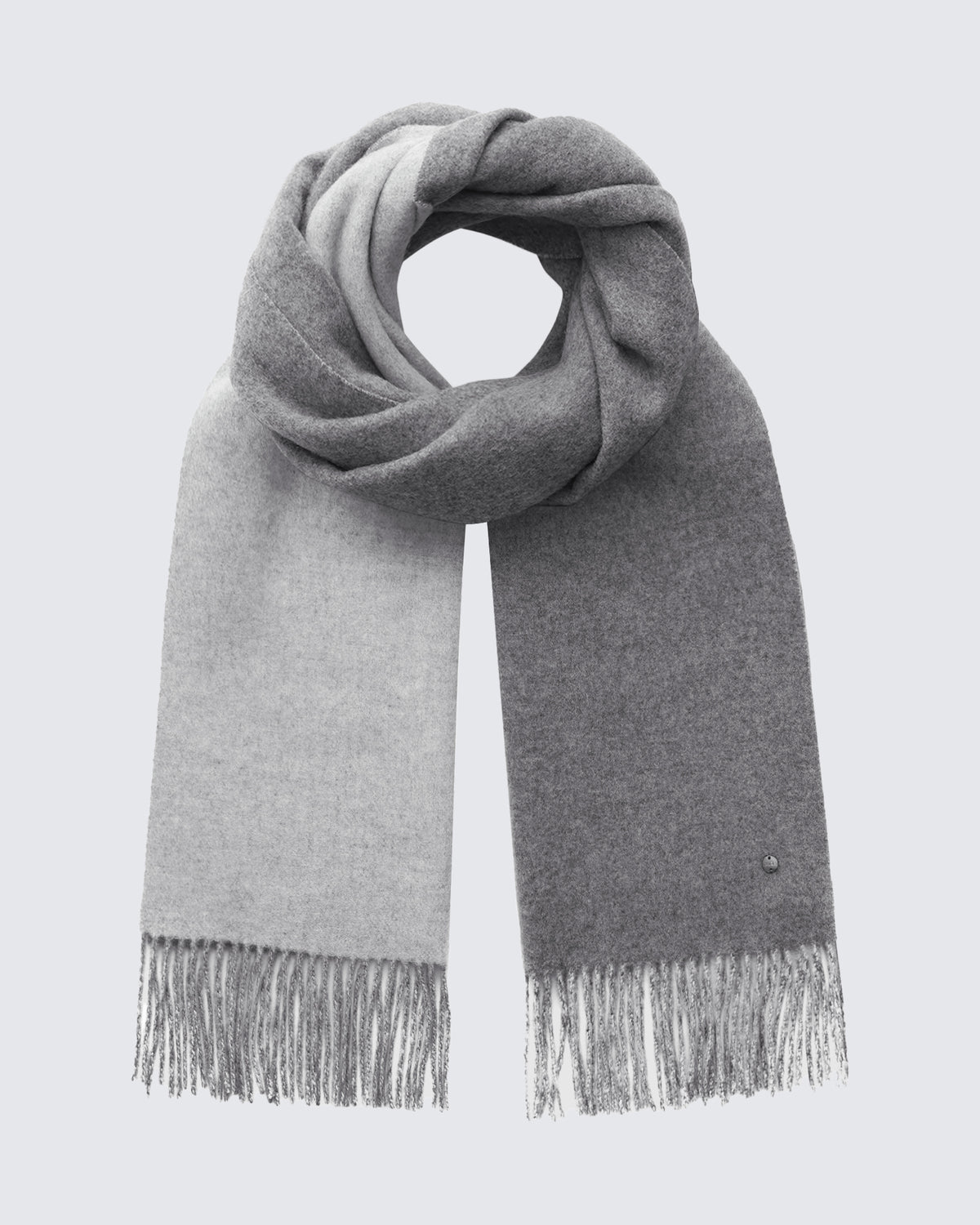 100% Pure Cashmere Double-Layer Brushed Scarf