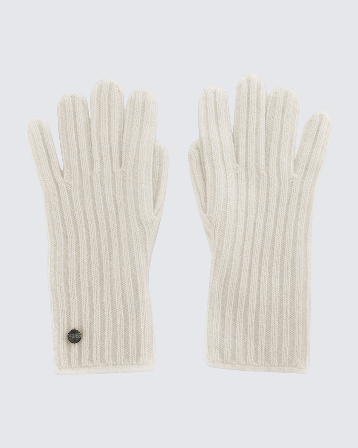 Women's 100% Pure Cashmere Ribbed Gloves