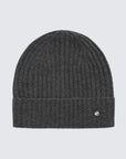 Women's 100% Pure Cashmere Ribbed Cuff Beanie