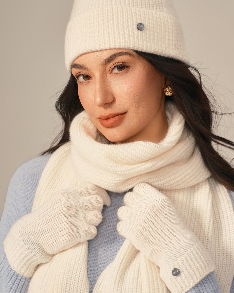 100% Pure Cashmere Gloves For Women