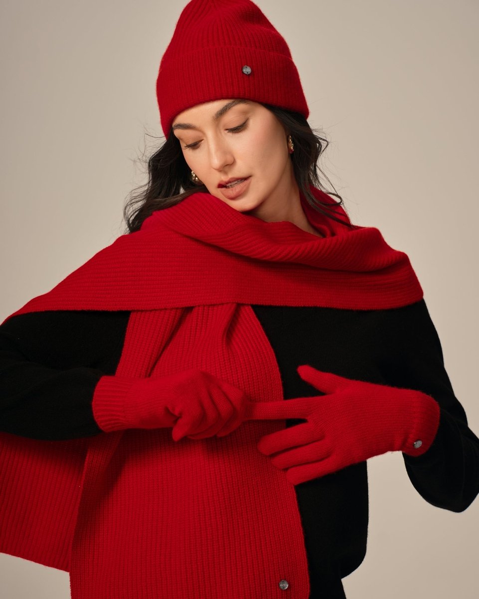100% Pure Cashmere Gloves For Women