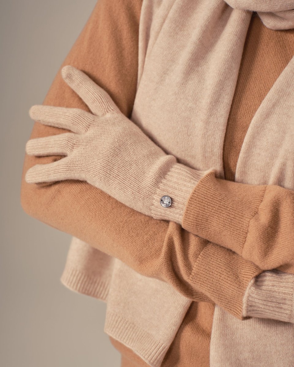 100% Pure Cashmere Gloves For Women