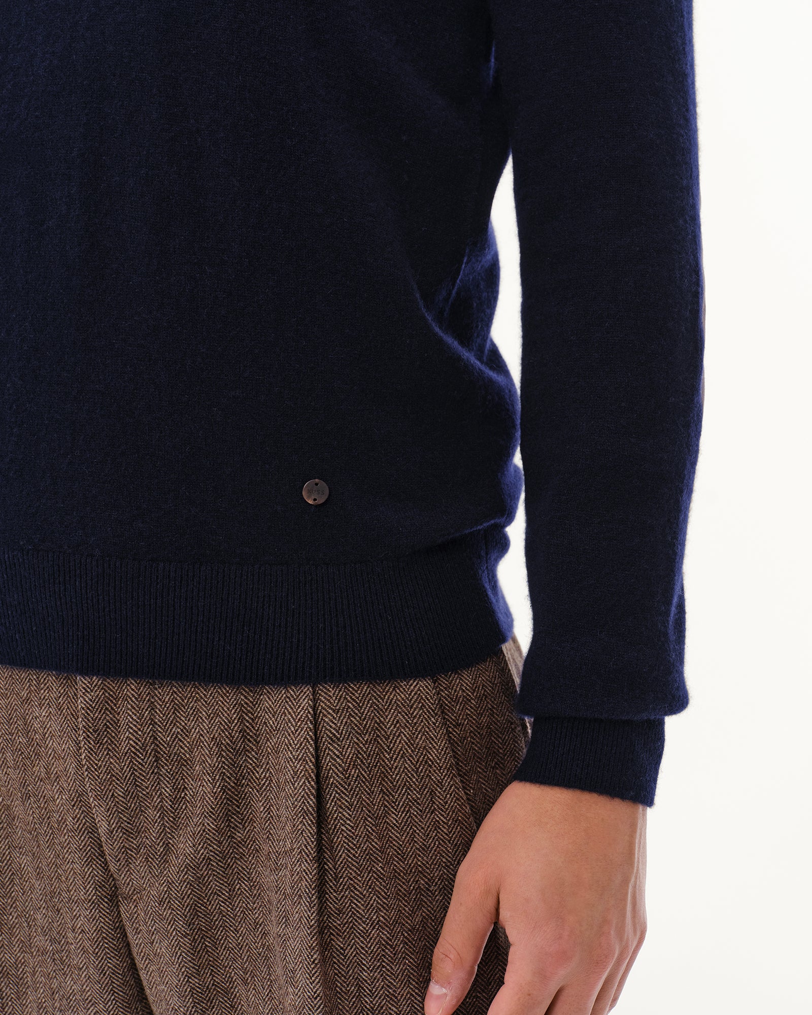Men's 100% Pure Cashmere Quarter Zip Pullover
