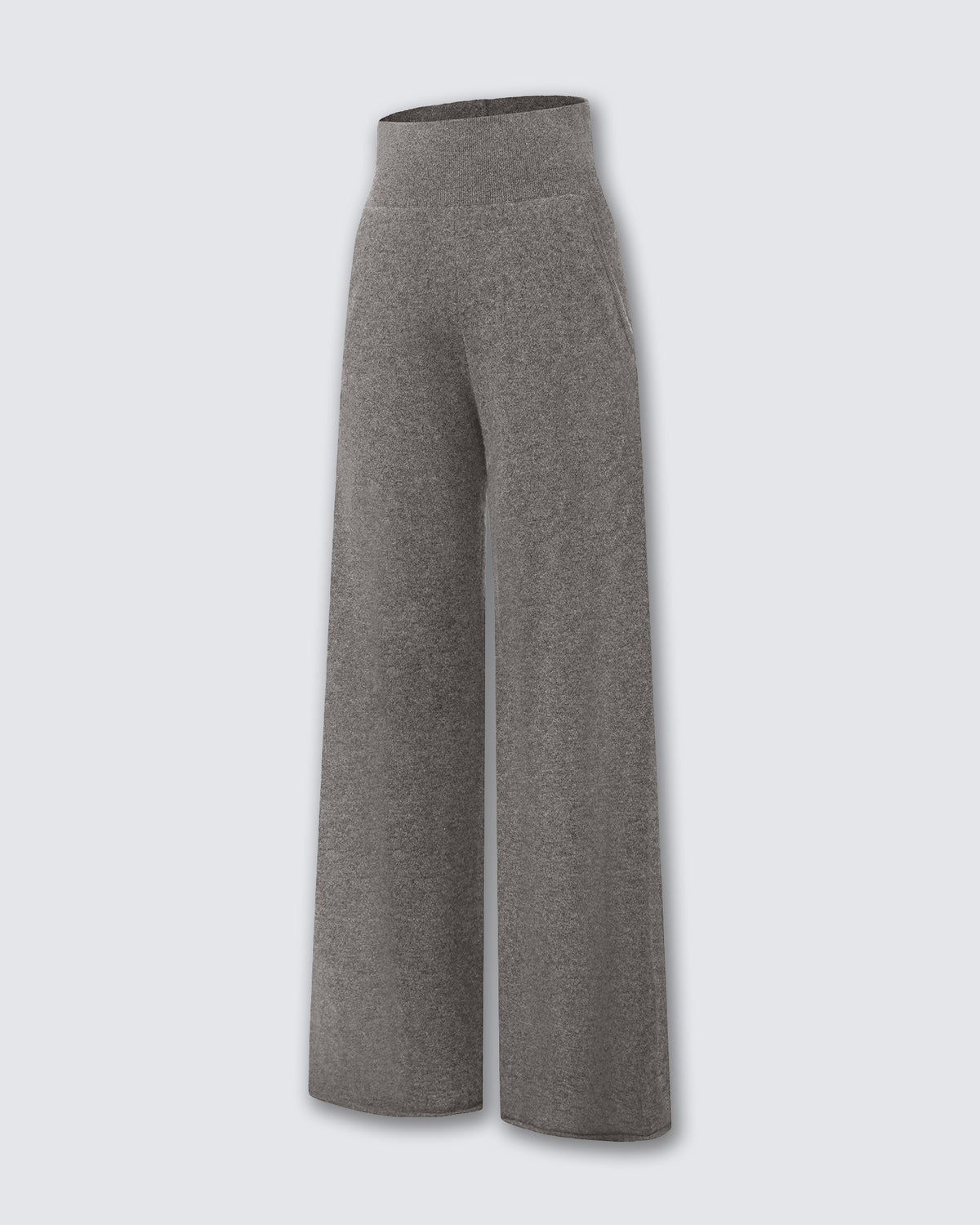 Women's 100% Pure Cashmere Wide-Leg Pants
