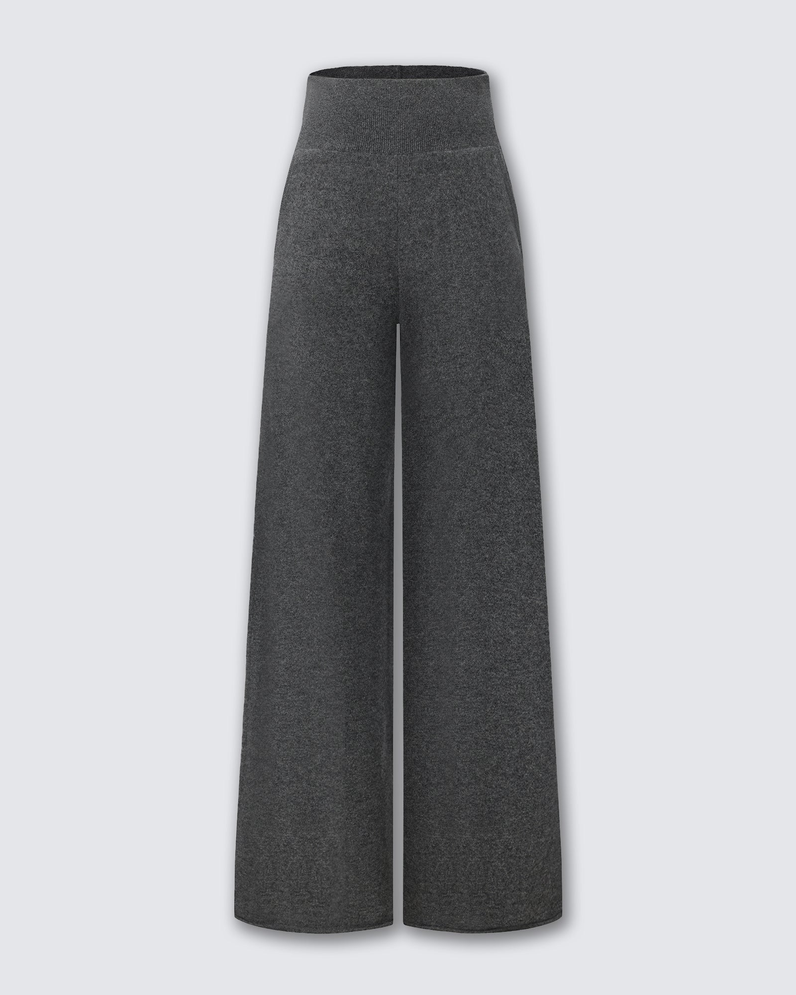 Women's 100% Pure Cashmere Wide-Leg Pants