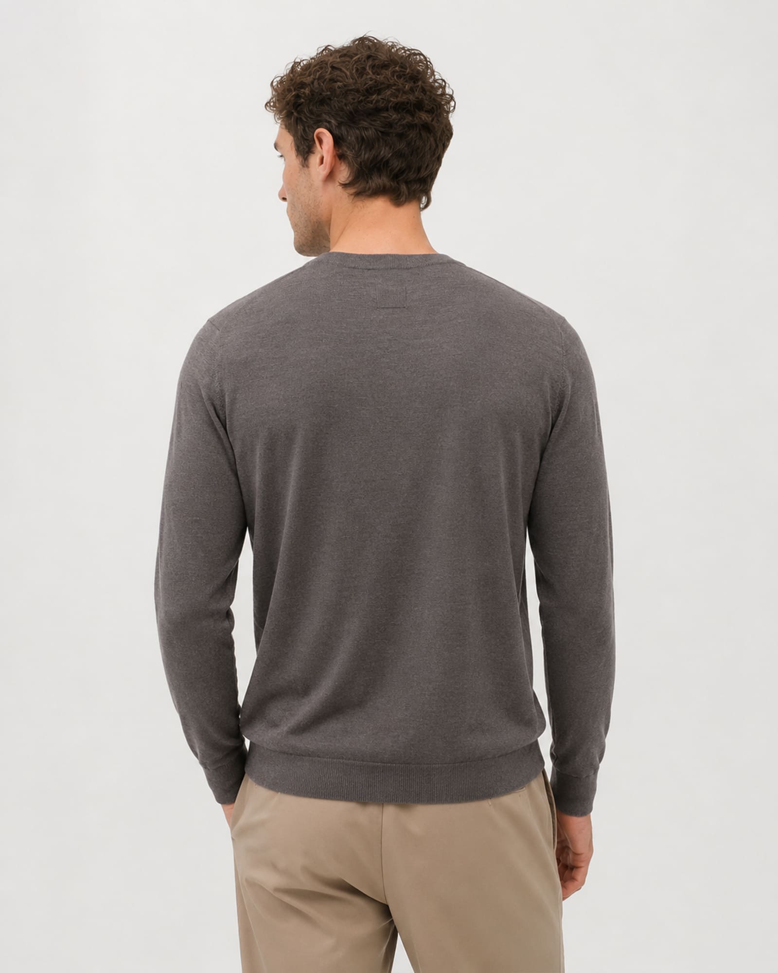Lightweight 100% Cashmere Crewneck Sweater