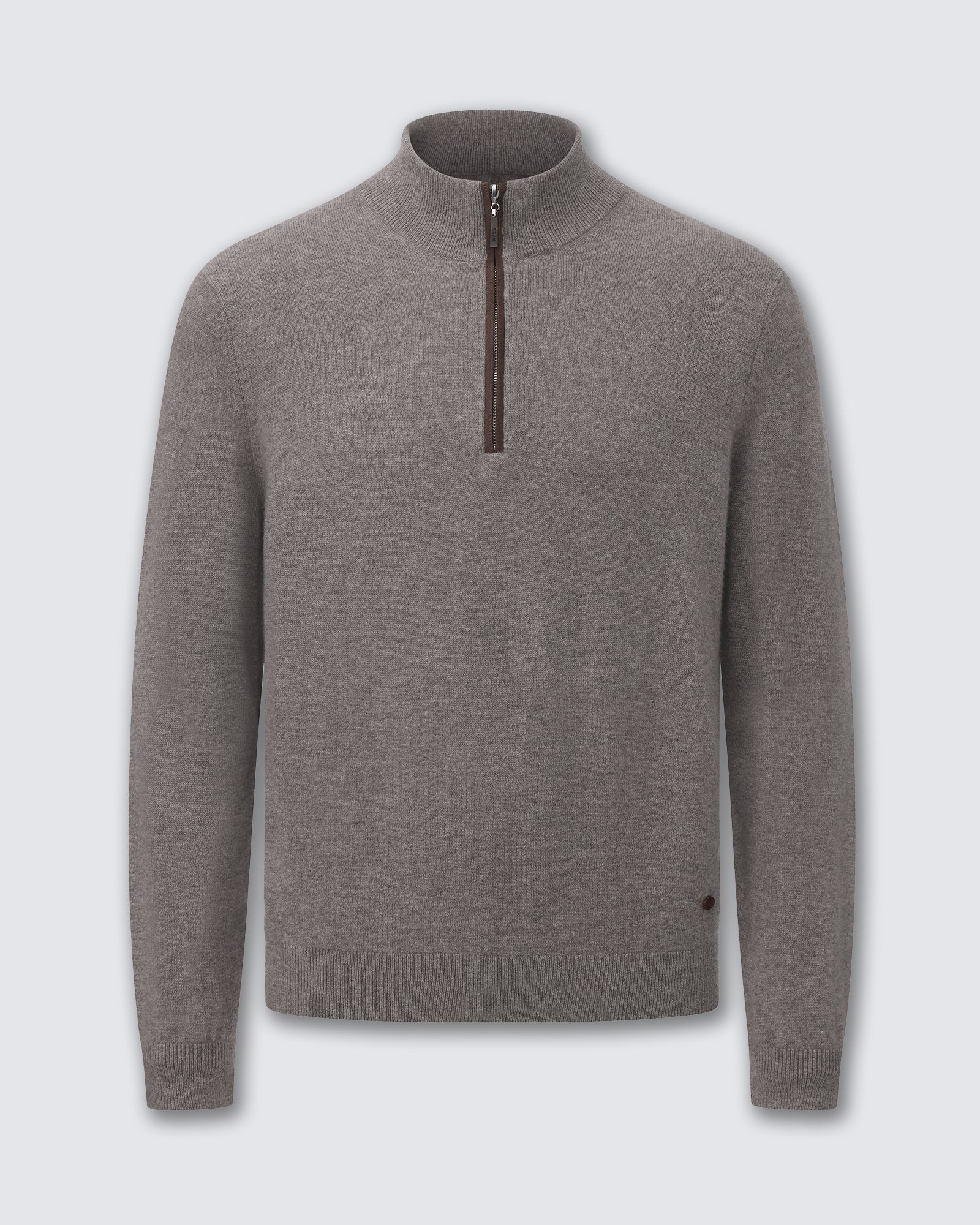 Men's 100% Pure Cashmere Quarter Zip Pullover