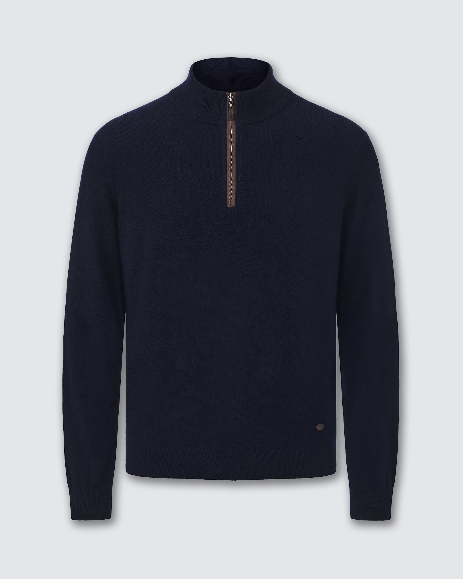Men's 100% Pure Cashmere Quarter Zip Pullover