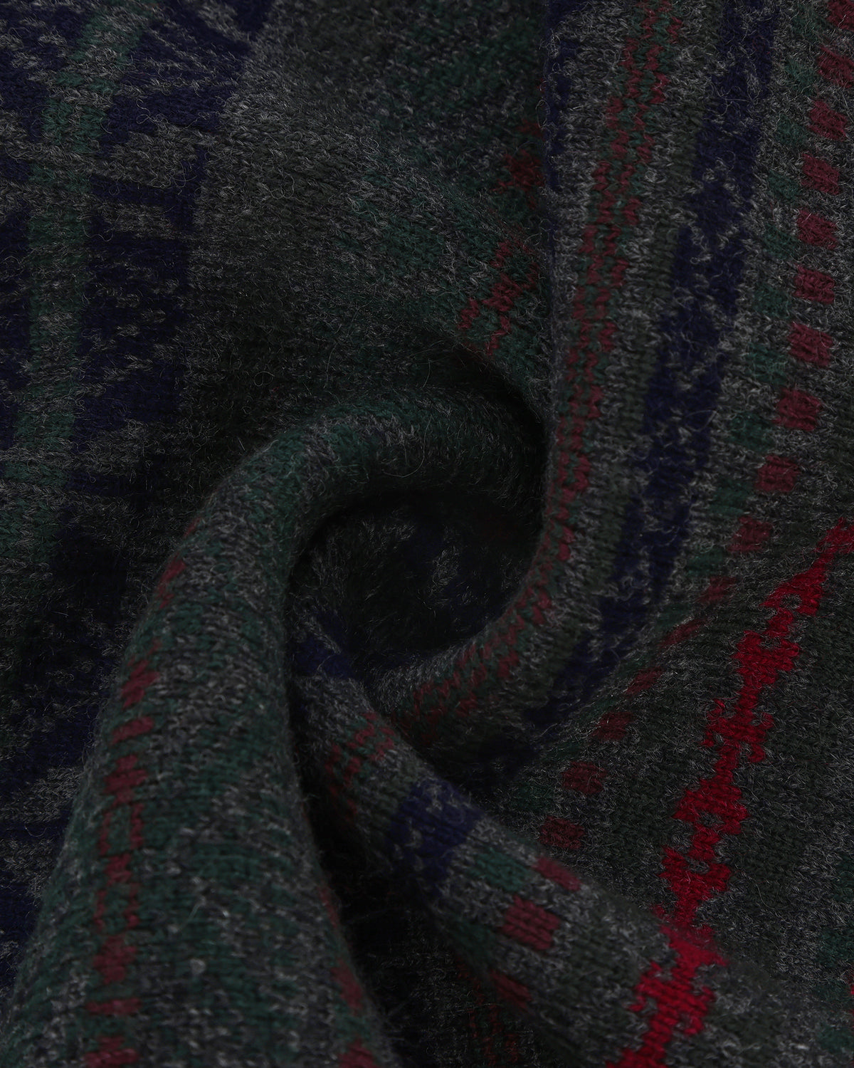 Men's Wool-Cashmere Fair Isle Hat, Scarf &amp; Gloves Set