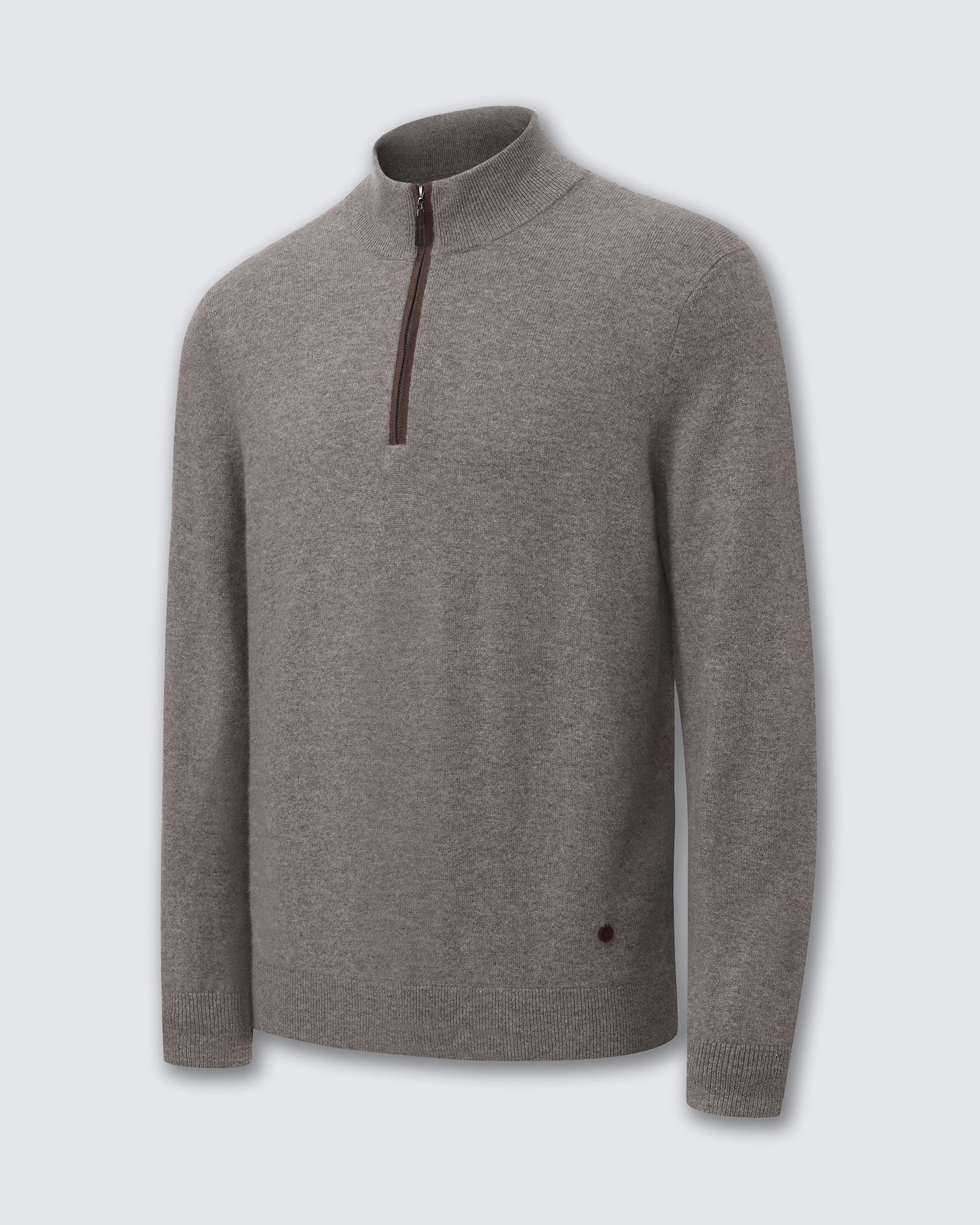 Men's 100% Pure Cashmere Quarter Zip Pullover