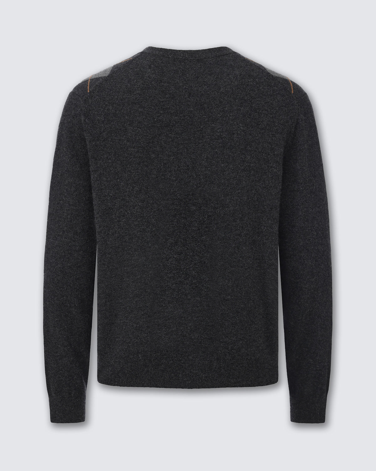 Men's 100% Pure Cashmere Argyle V-Neck Cardigan