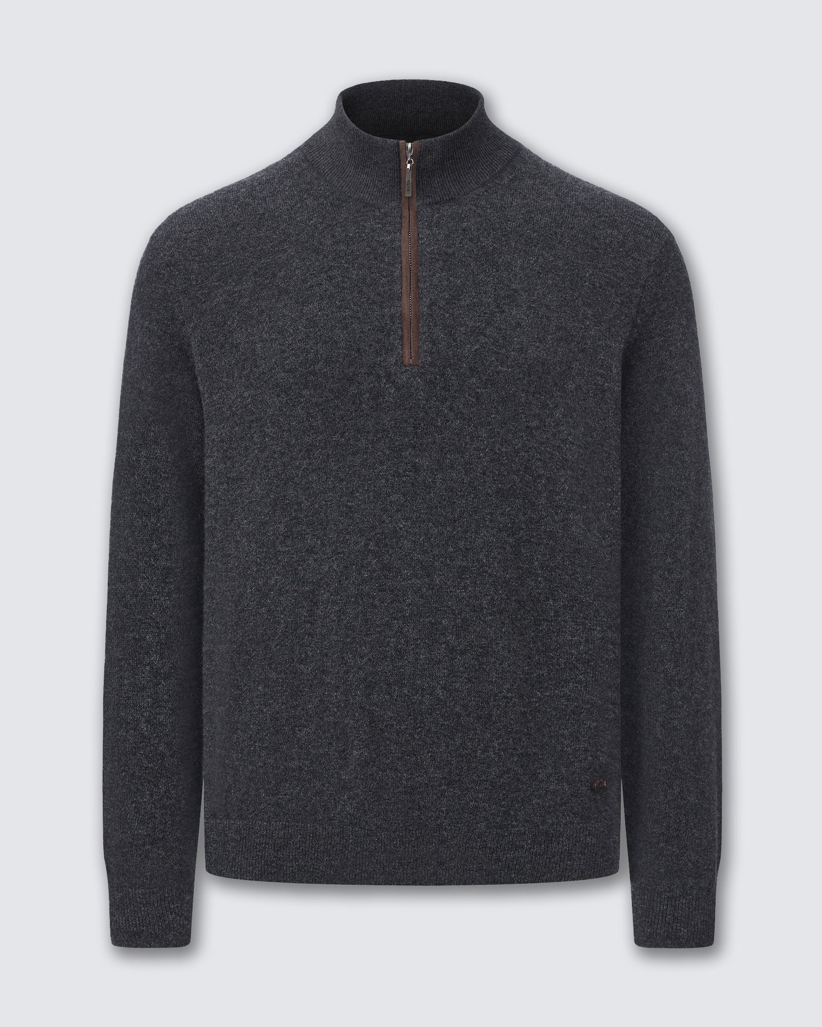 Men's 100% Pure Cashmere Quarter Zip Pullover