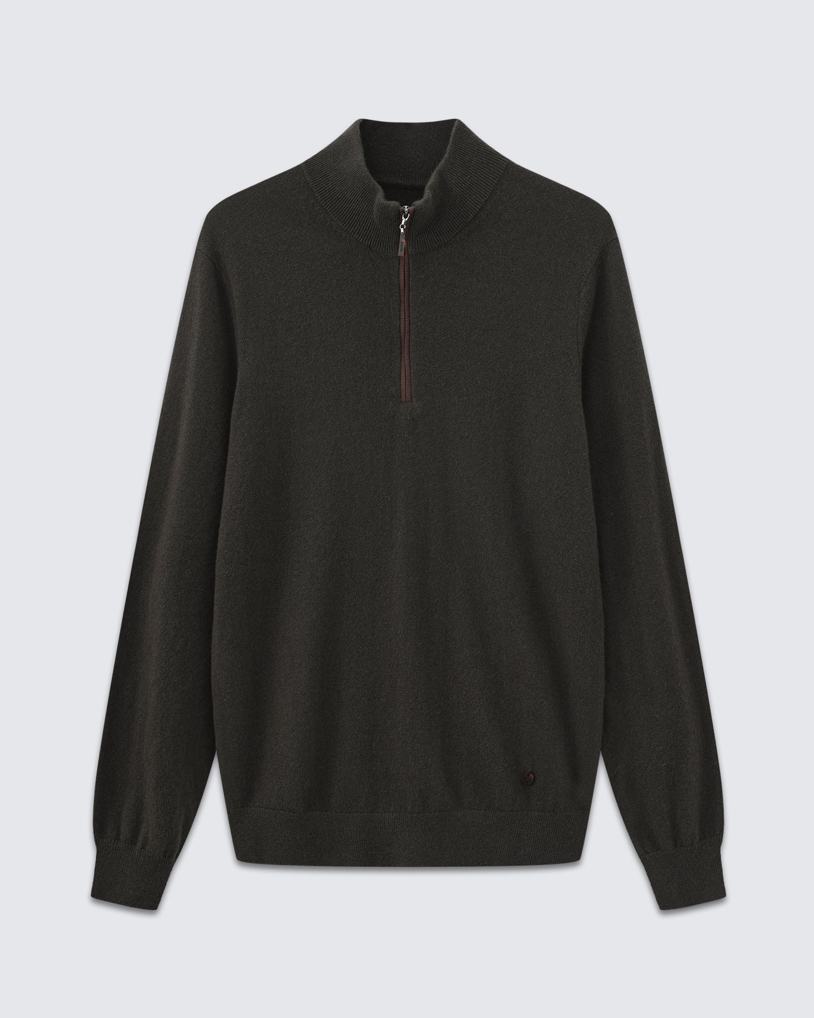 Men's 100% Pure Cashmere Quarter Zip Pullover