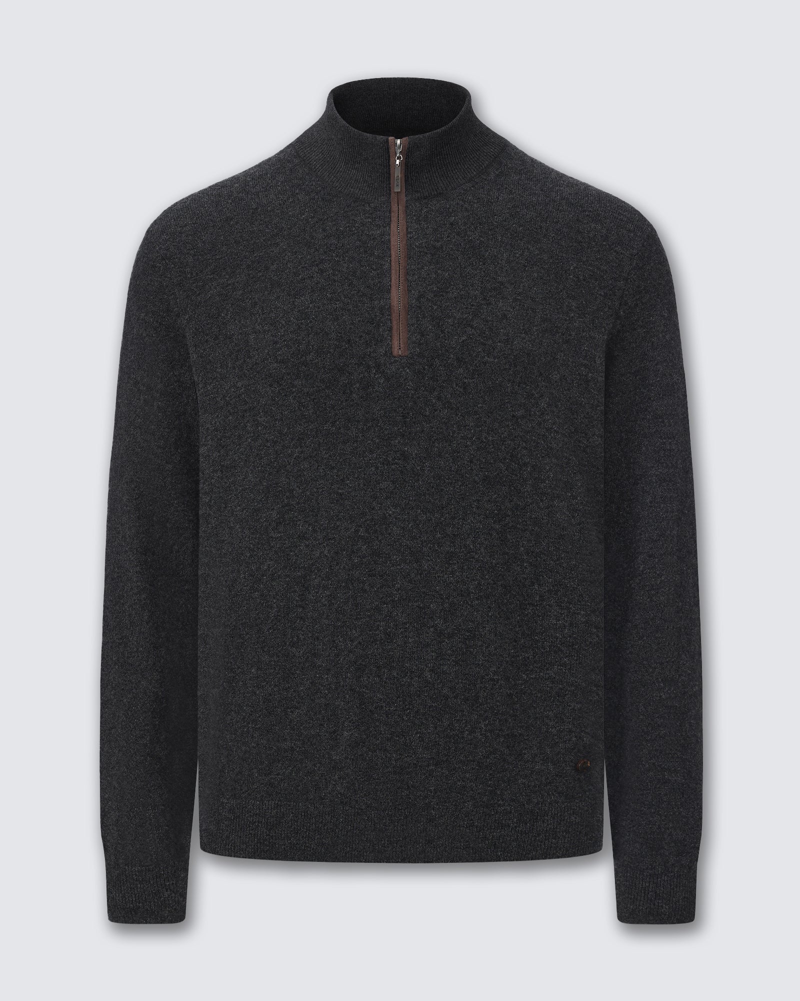 Men's 100% Pure Cashmere Quarter Zip Pullover
