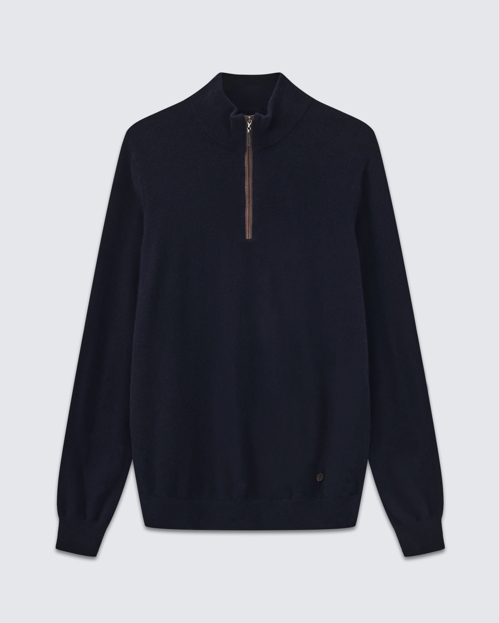 Men's 100% Pure Cashmere Quarter Zip Pullover