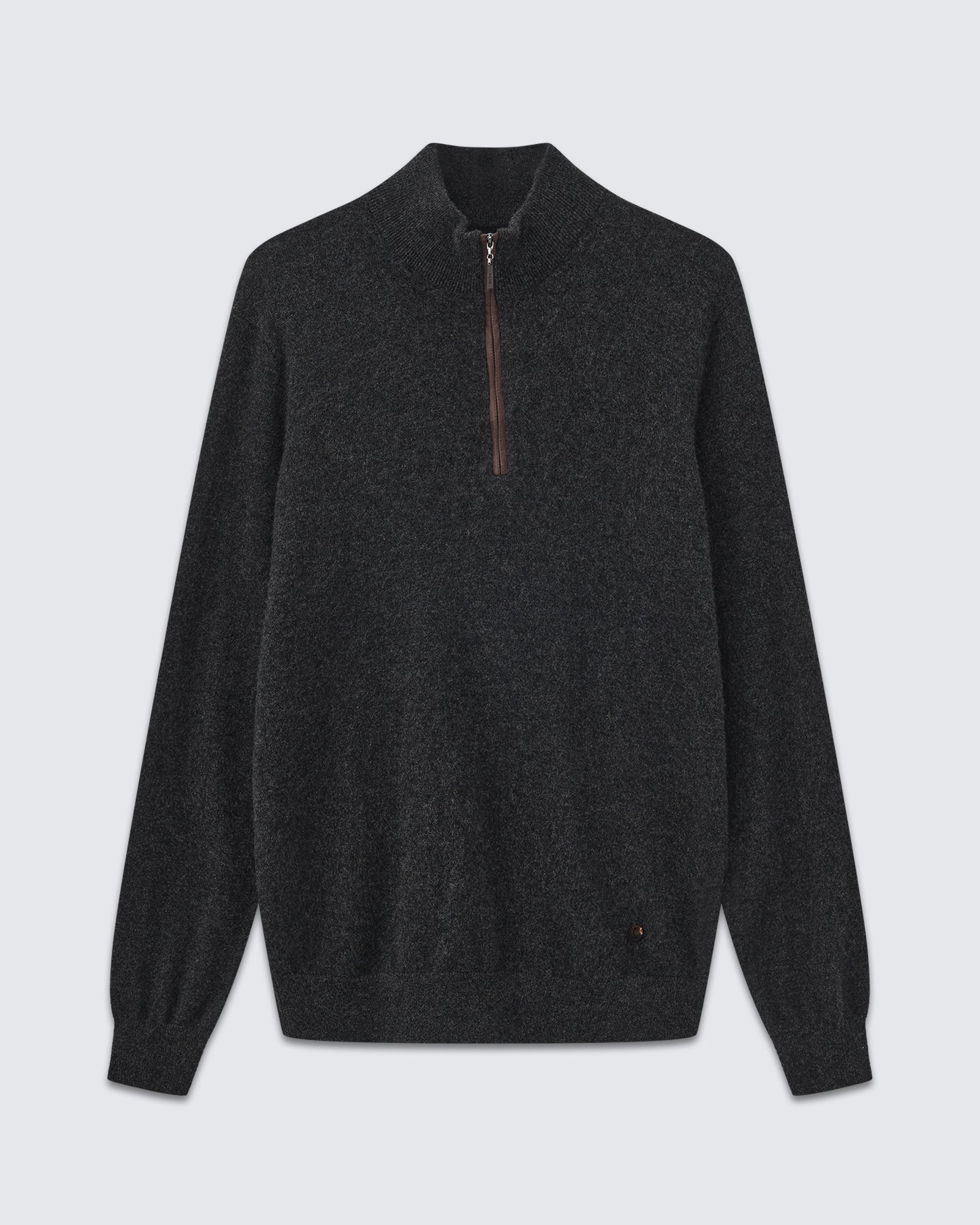 Men's 100% Pure Cashmere Quarter Zip Pullover