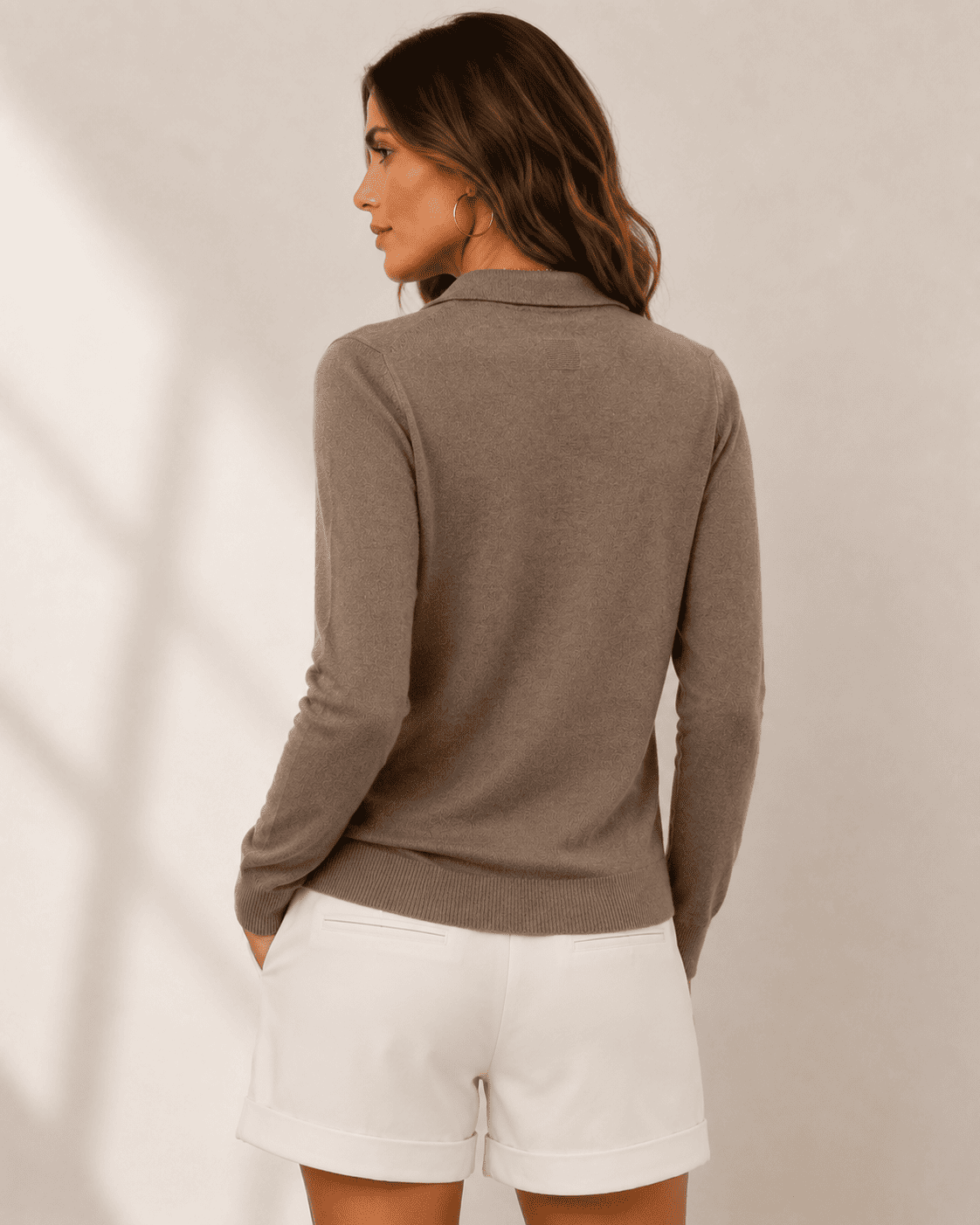 Ultra Soft Cashmere Polo Neck Sweater