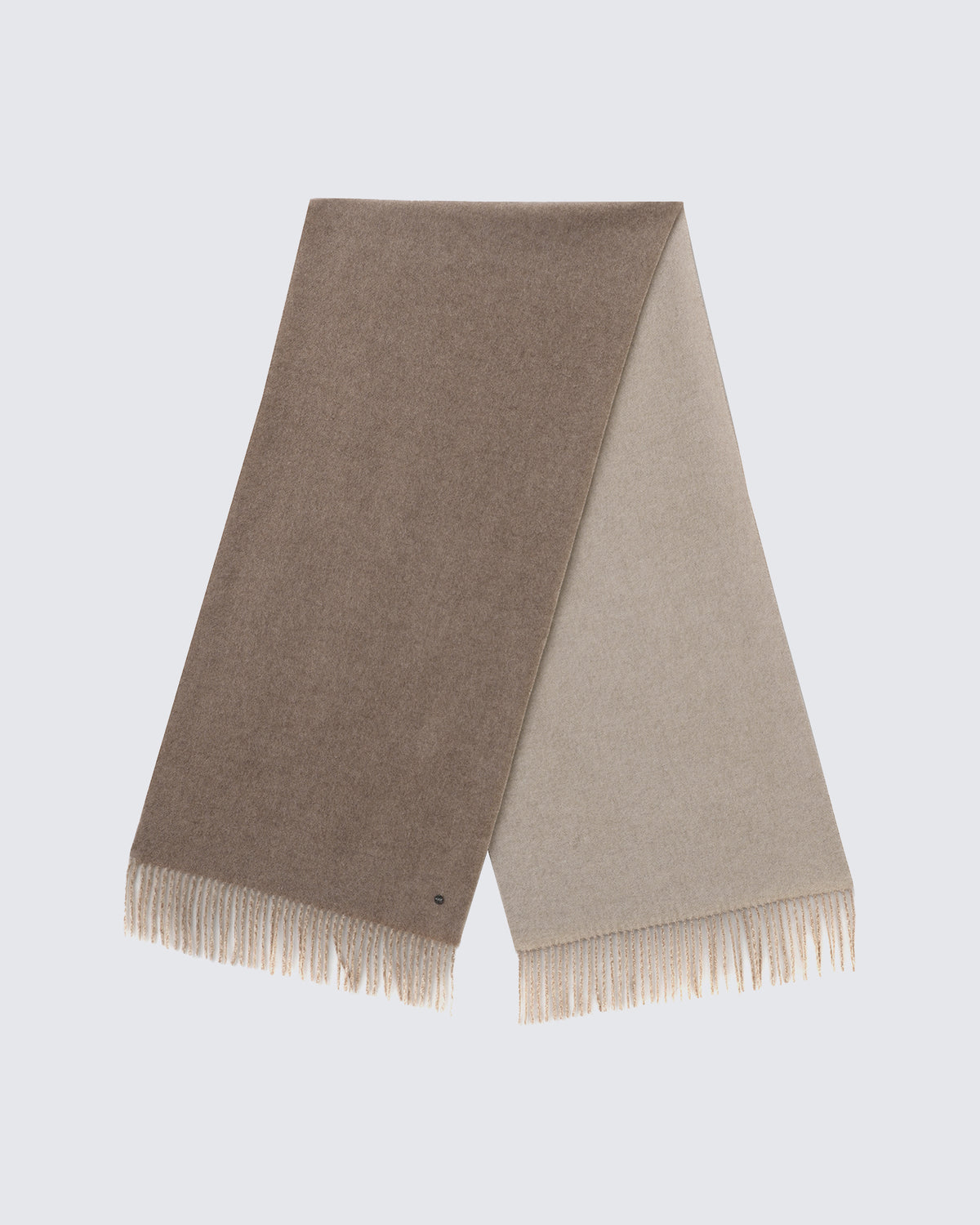 100% Pure Cashmere Double-Layer Brushed Scarf
