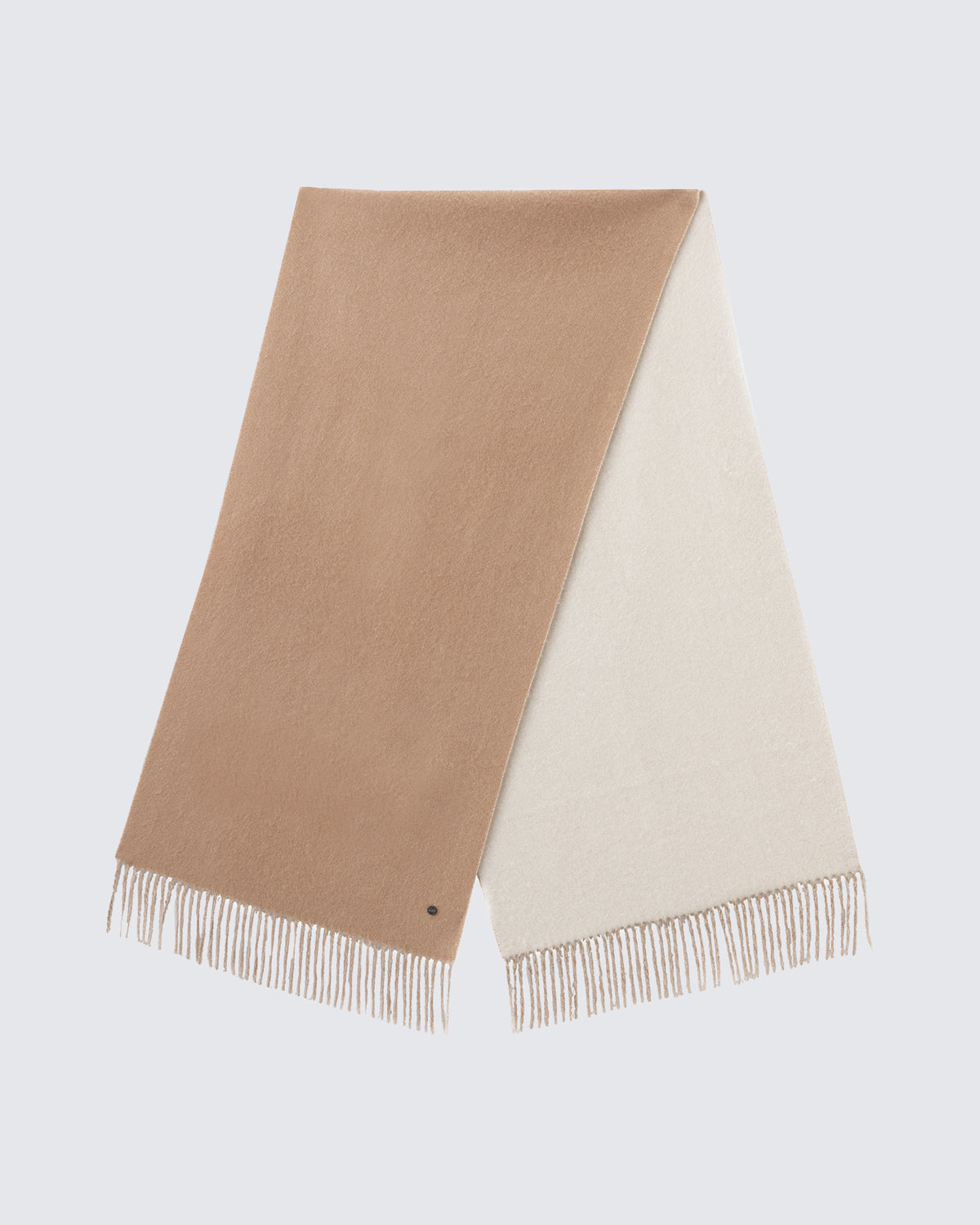 100% Pure Cashmere Double-Layer Brushed Scarf