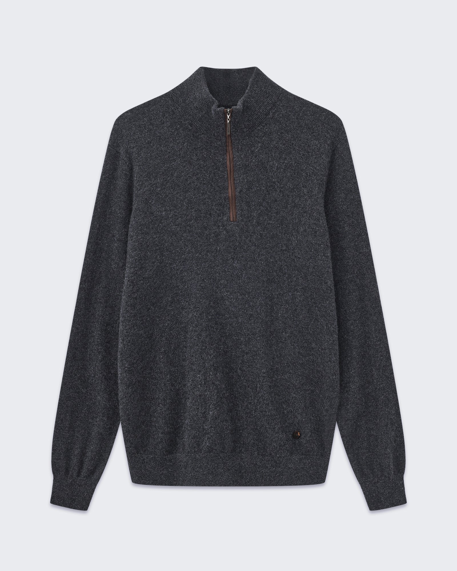 Men's 100% Pure Cashmere Quarter Zip Pullover