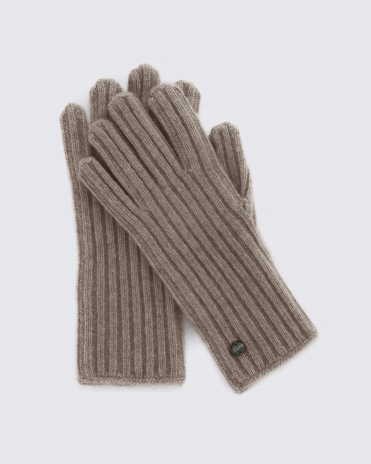 Women's 100% Pure Cashmere Ribbed Gloves
