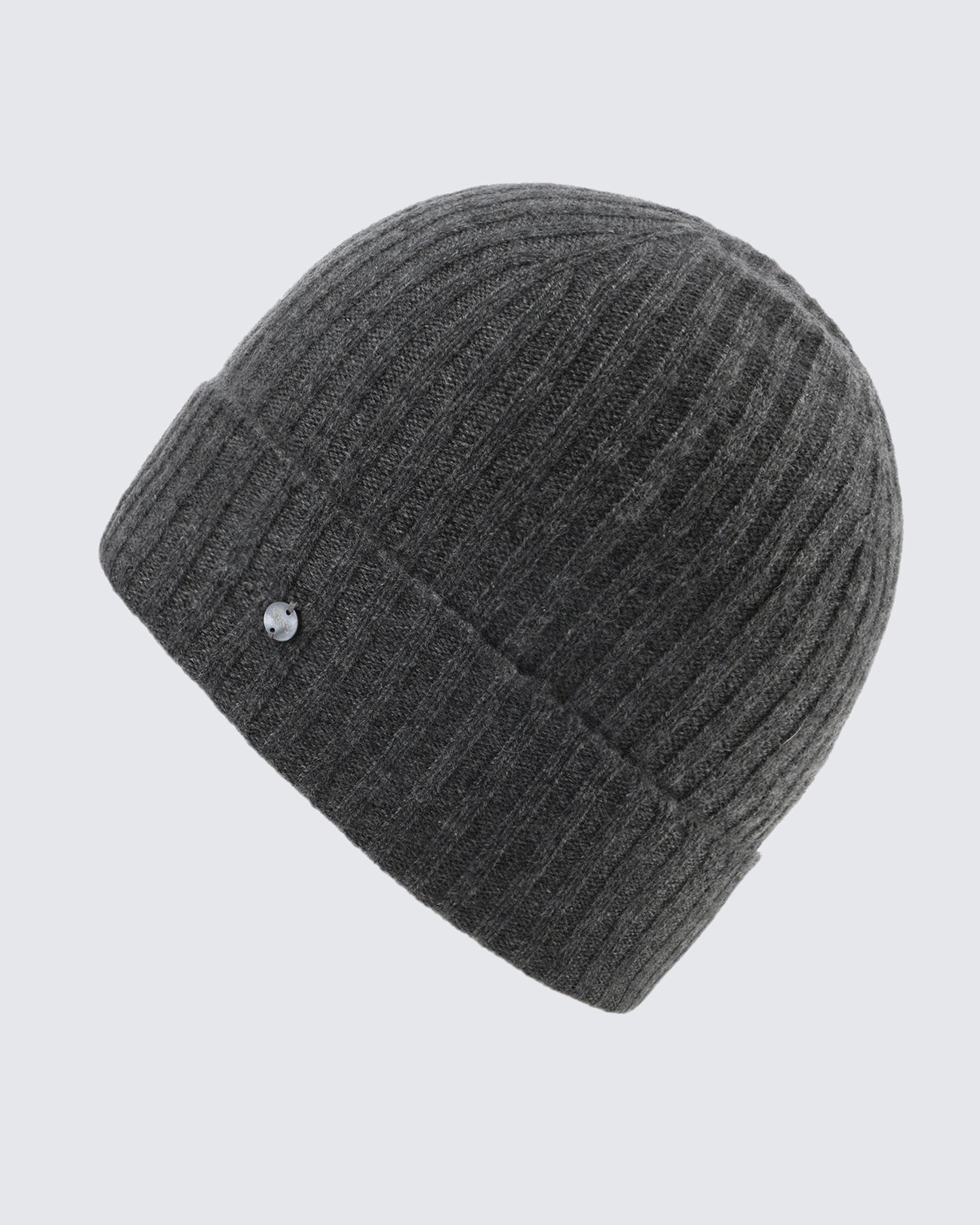 Women's 100% Pure Cashmere Ribbed Cuff Beanie