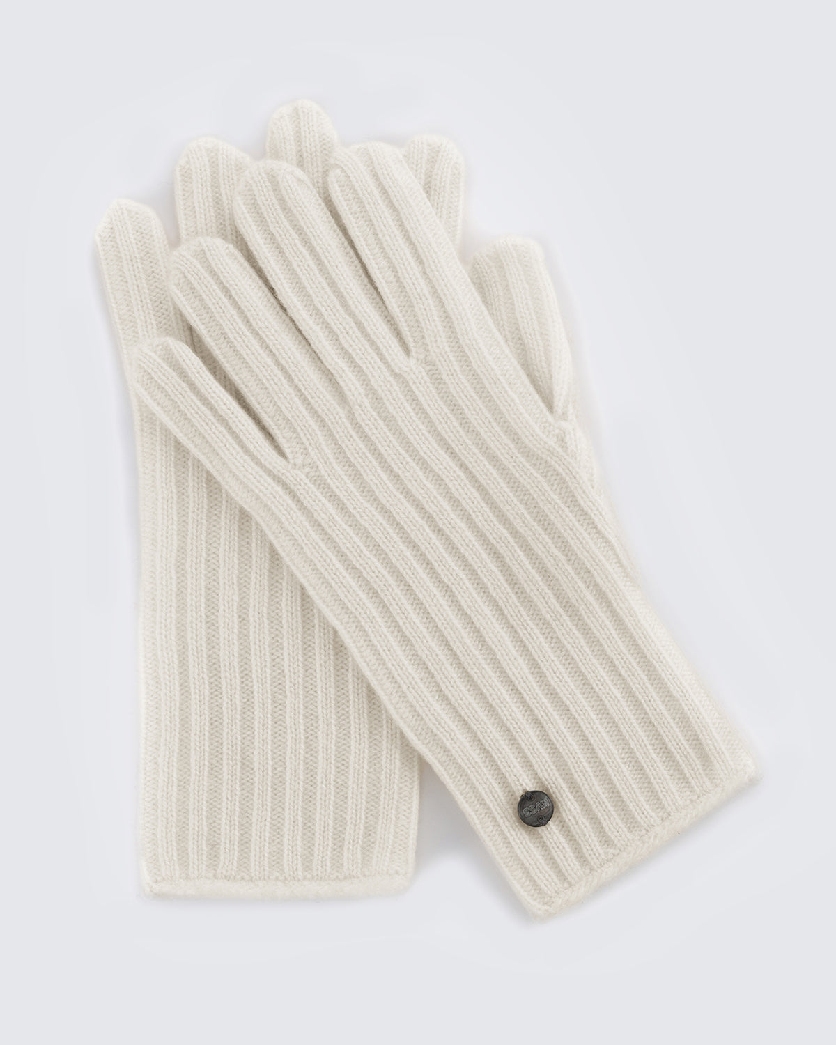 Women's 100% Pure Cashmere Ribbed Gloves