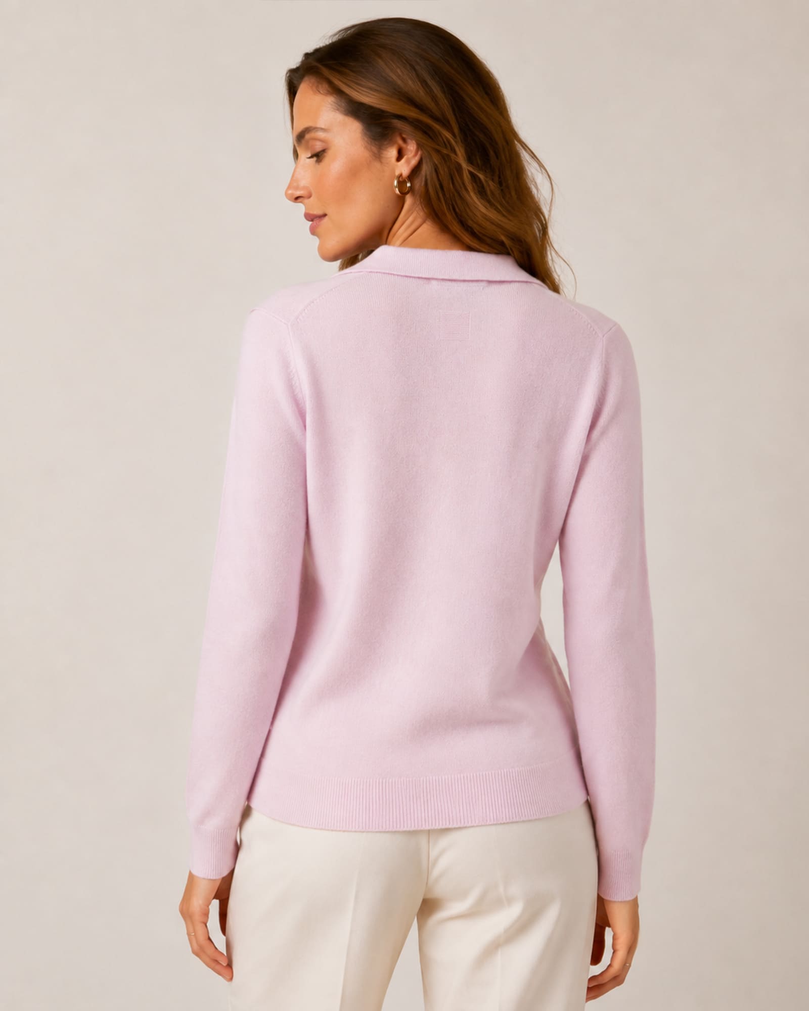 Ultra Soft Cashmere Polo Neck Sweater