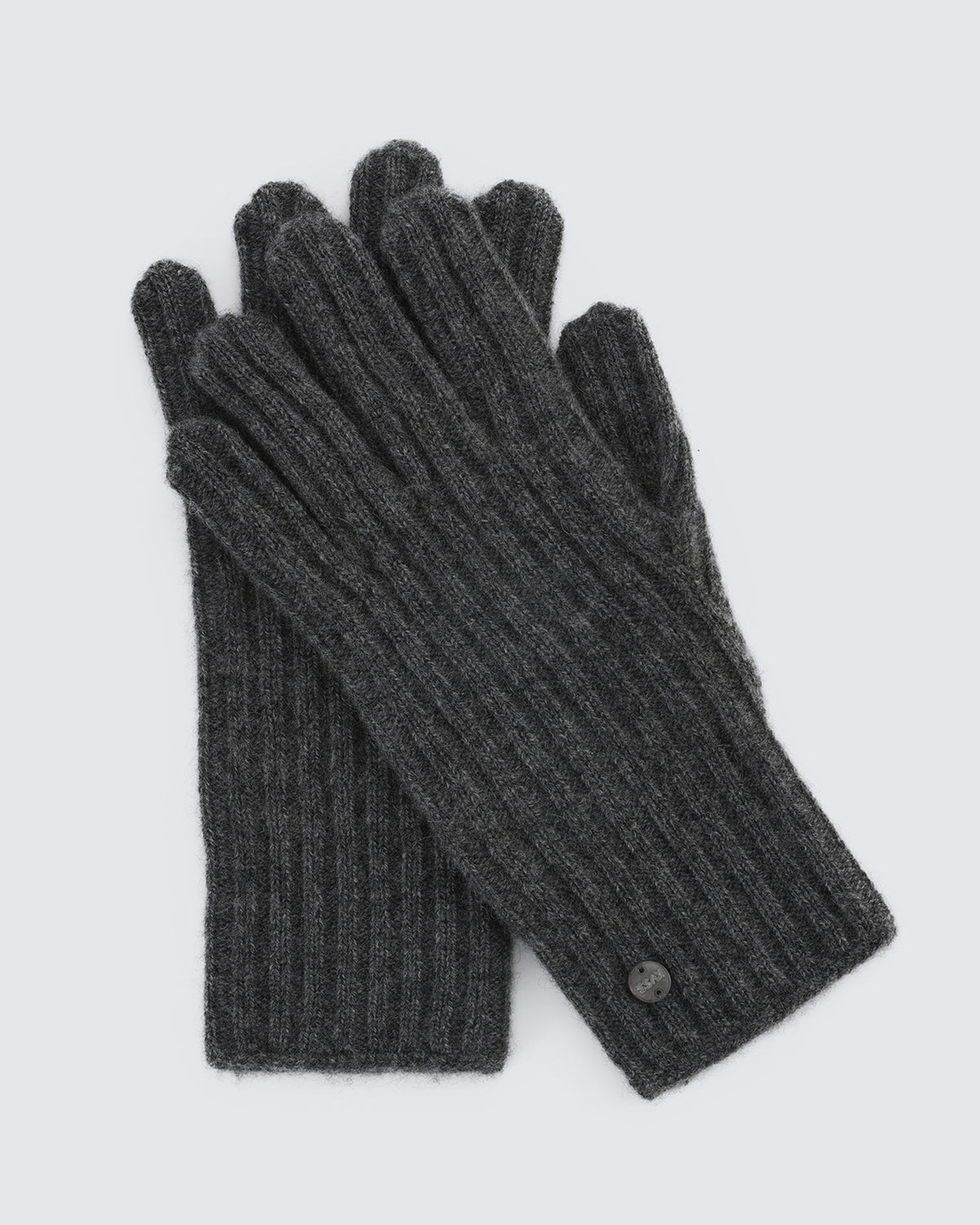 Women's 100% Pure Cashmere Ribbed Gloves