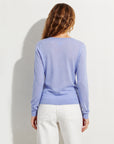 Lightweight Cashmere Silk Crew Cardigan