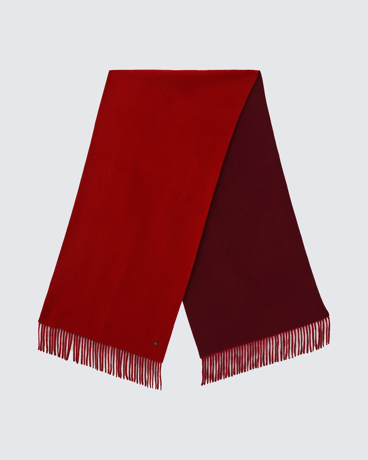100% Pure Cashmere Double-Layer Brushed Scarf
