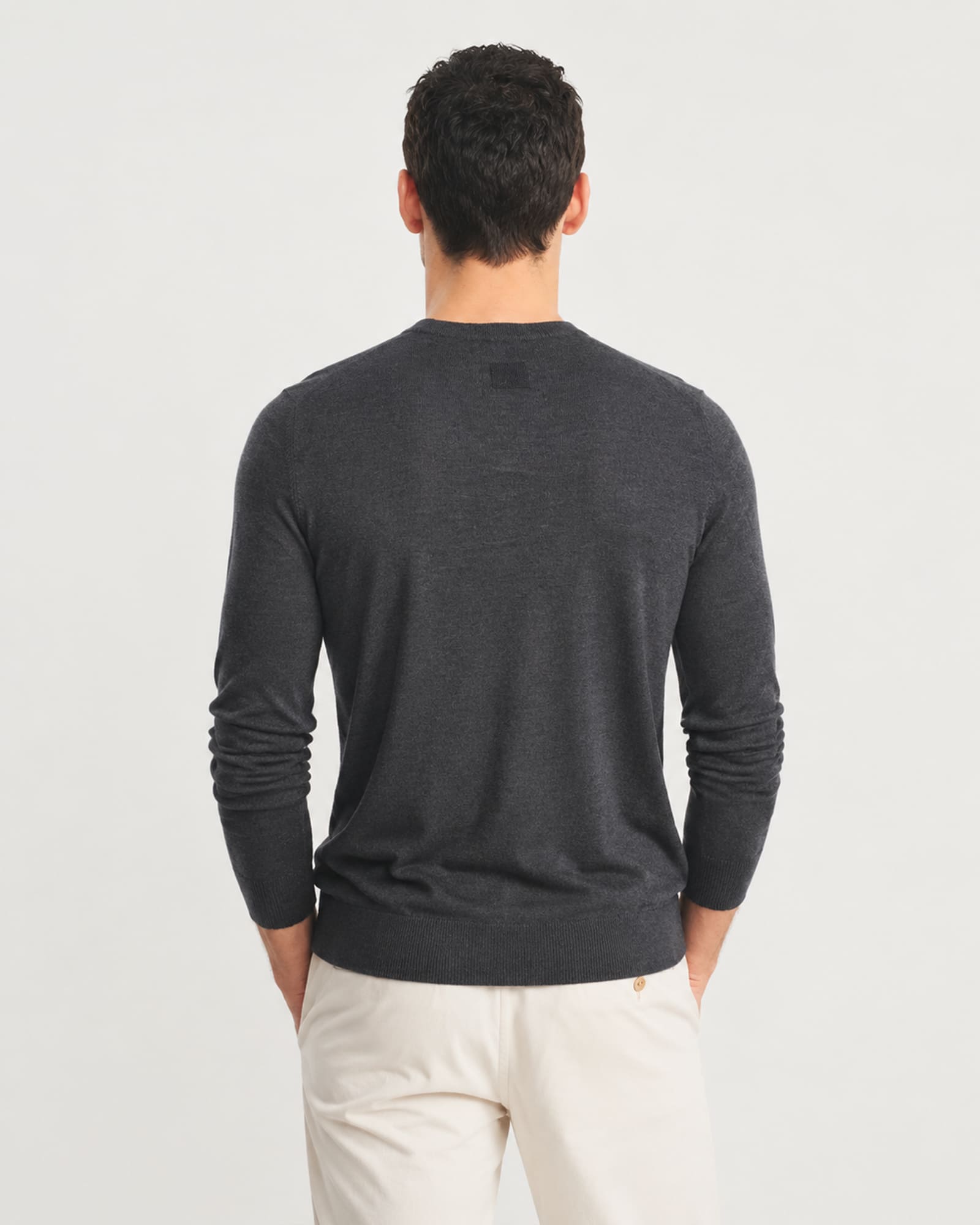 Lightweight 100% Cashmere Crewneck Sweater