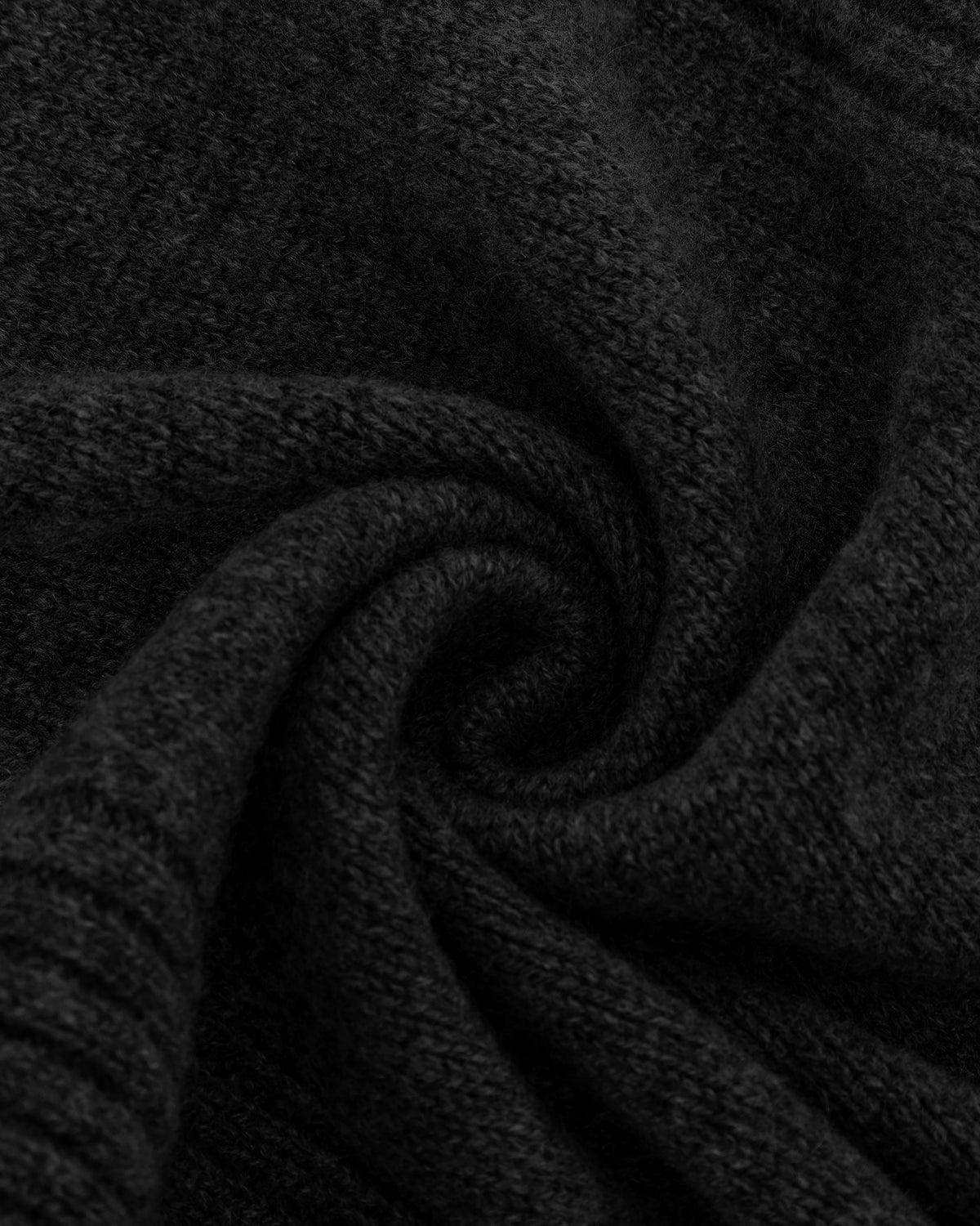 Women's 100% Pure Cashmere Ribbed Scarf