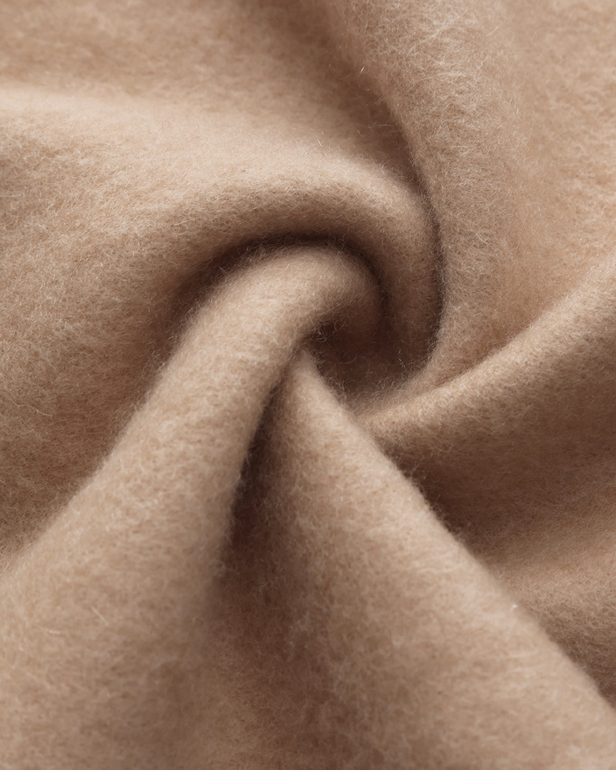 100% Pure Cashmere Double-Layer Brushed Scarf